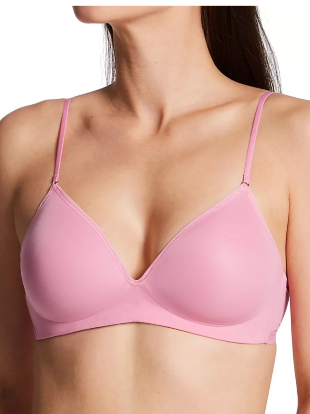 On Gossamer Women's Next to Nothing Micro Wireless Bra G7190 - Pinkberry SZ 32 D